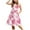 #41, variant on XUNKUSGA Toddler Girl Summer Dresses Casual Sleeveless Button Down Beach Dresses Graphic/Tie Dye Sundresses Swing Flowy Tiered Midi Sundress with Pockets 2-12 Years