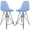 Transparent Blue, variant on LeisureMod Cresco Modern Acrylic Barstool with Black Steel Frame and Footrest – Durable Lightweight Counter Stool for Kitchen Island, Home Bar, or Dining Area Set of 2