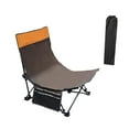 thumbnail image 2 of Silla de campamento Taburete con respaldo Chaise Longue Sillón para conciertos de picnic en Café, 2 of 8