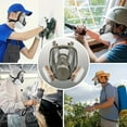 thumbnail image 4 of Reusable Full Face Mask with Filter Box, 1 Set 17-in-1 Anti Gas & Dust Resistant Full Face Mask, Anti-fog Full Face Mask for Painting, Chemicals Safety Construction Gear, Respirator, Woodworking, 4 of 9