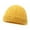 Yellow, variant on Fgnfyis Classic Knitted Warm Retro Braided Style Earless Cap Cozy for Winter Outdoor Activities Unisex Mens Hats Beige