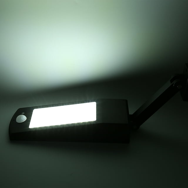 Lampe Murale à Capteur de Mouvement, Angle Réglable Économie d'Énergie 48 Perles de Lampe LED Solaire Résistance à la Chaleur Induction Corporelle pour Cour pour Extérieur