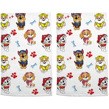 PAW Patrol Hand Towel Set, 2-Pack, Cotton, Nickelodeon
