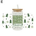 thumbnail image 1 of Christmas UV DTF Transfer Cup Wrap TransferSticker Sticker GlassCoffeeCup K2B6, 1 of 9