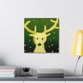 thumbnail image 6 of Reindeer Impressionism Scene - Canvas, 6 of 25
