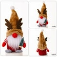 thumbnail image 2 of Muñeco de gnomo de Navidad, accesorio de tamaño pequeño, Adorable juguete de peluche interesante, adorno de Navidad, decoración de Festival, Kits de decoración para fiestas Muñeco de nieve Injueey HA070767-01, 2 of 6