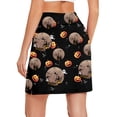 thumbnail image 2 of Pinspark Skorts for Woman with 4 Pockets Golf Skirts Knee Length High Waisted Tennis Skirt Built-in Shorts, 2 of 4