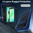 thumbnail image 4 of Decase Case for Samsung Galaxy Tab A11 8.7" 2025 (SM-X133/X135) with Shoulder Strap,Tri-Layer PC+TPU Back Cover,Heavy Duty Kickstand Tablet Case for Tab A11 for Kids Women Men,M, 4 of 7