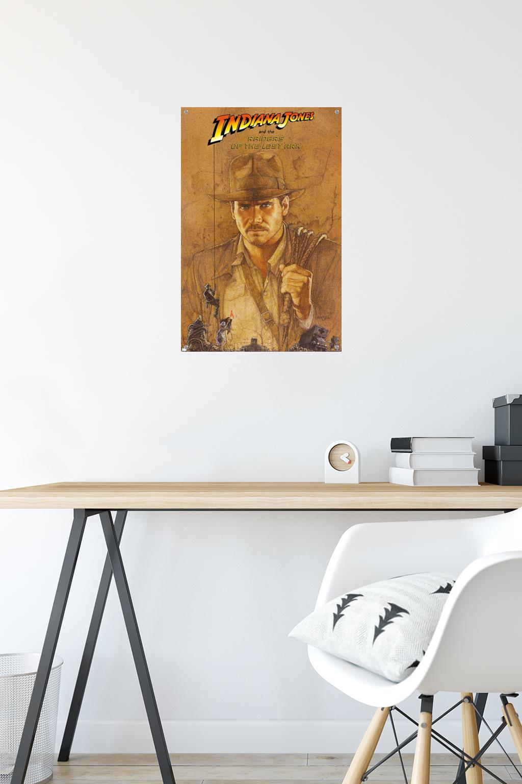 Indiana Jones And The Raiders Of The Lost Ark - One Sheet Wall Poster with Push Pins, 14.725" x 22.375"