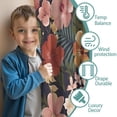 thumbnail image 3 of Blackout Kids Curtains,Pioneer Flower Floral Print Pattern Childrens Insulated Curtains Set Of 2,Bedroom Essentials,Toddler Room Decor 42"x54", 3 of 5