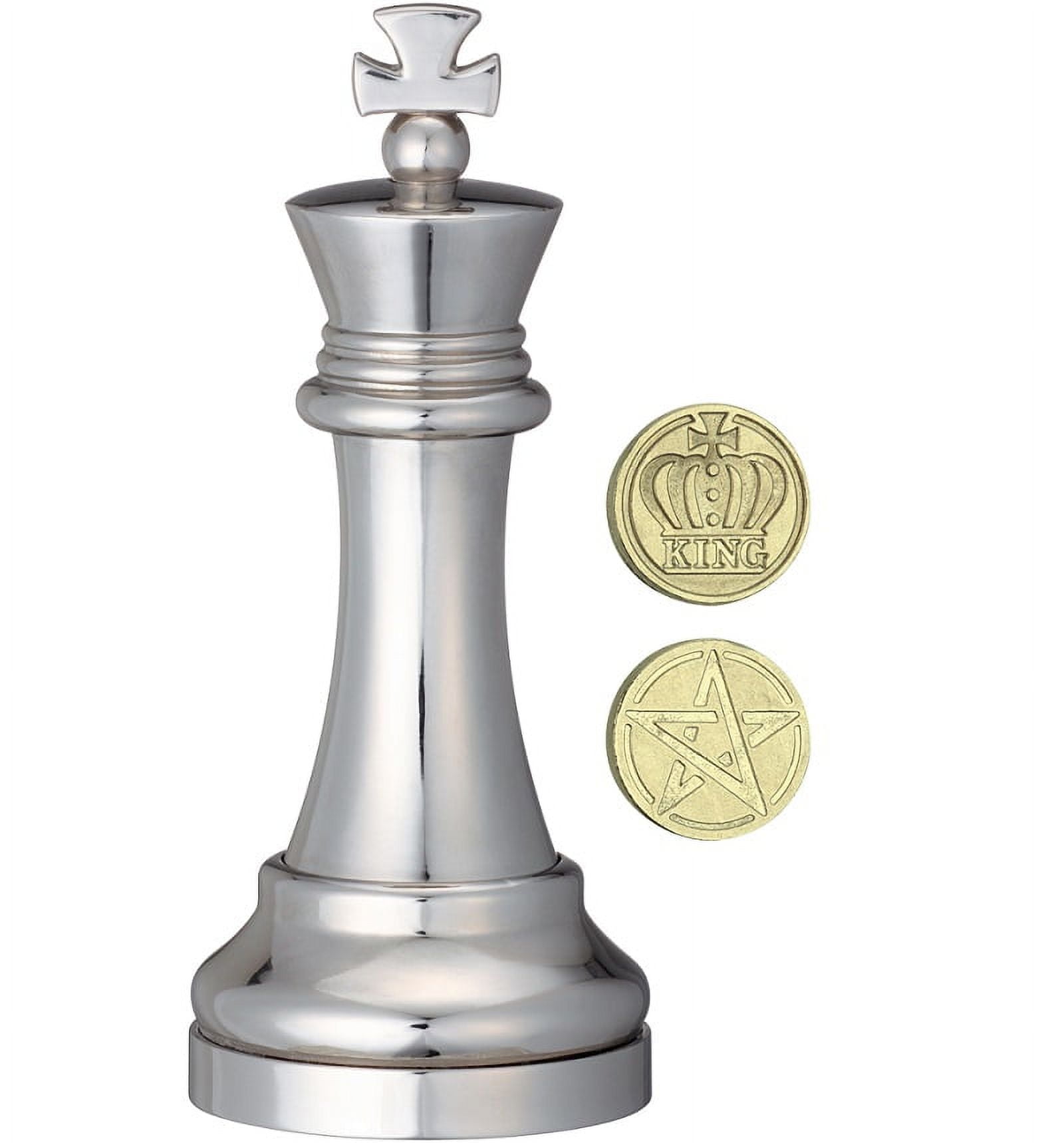 Cast Chess Rook Silver - Hanayama Metal Puzzle - Walmart.com