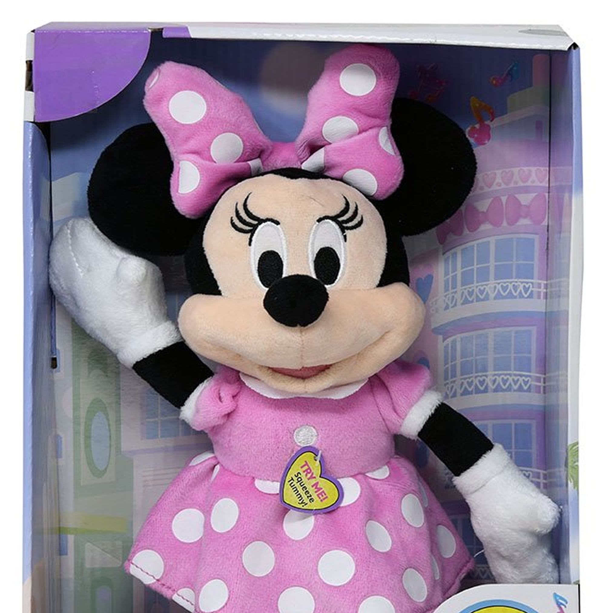 Disney Minnie Mouse Plush Happy Helpers 12 Singing Doll Walmart