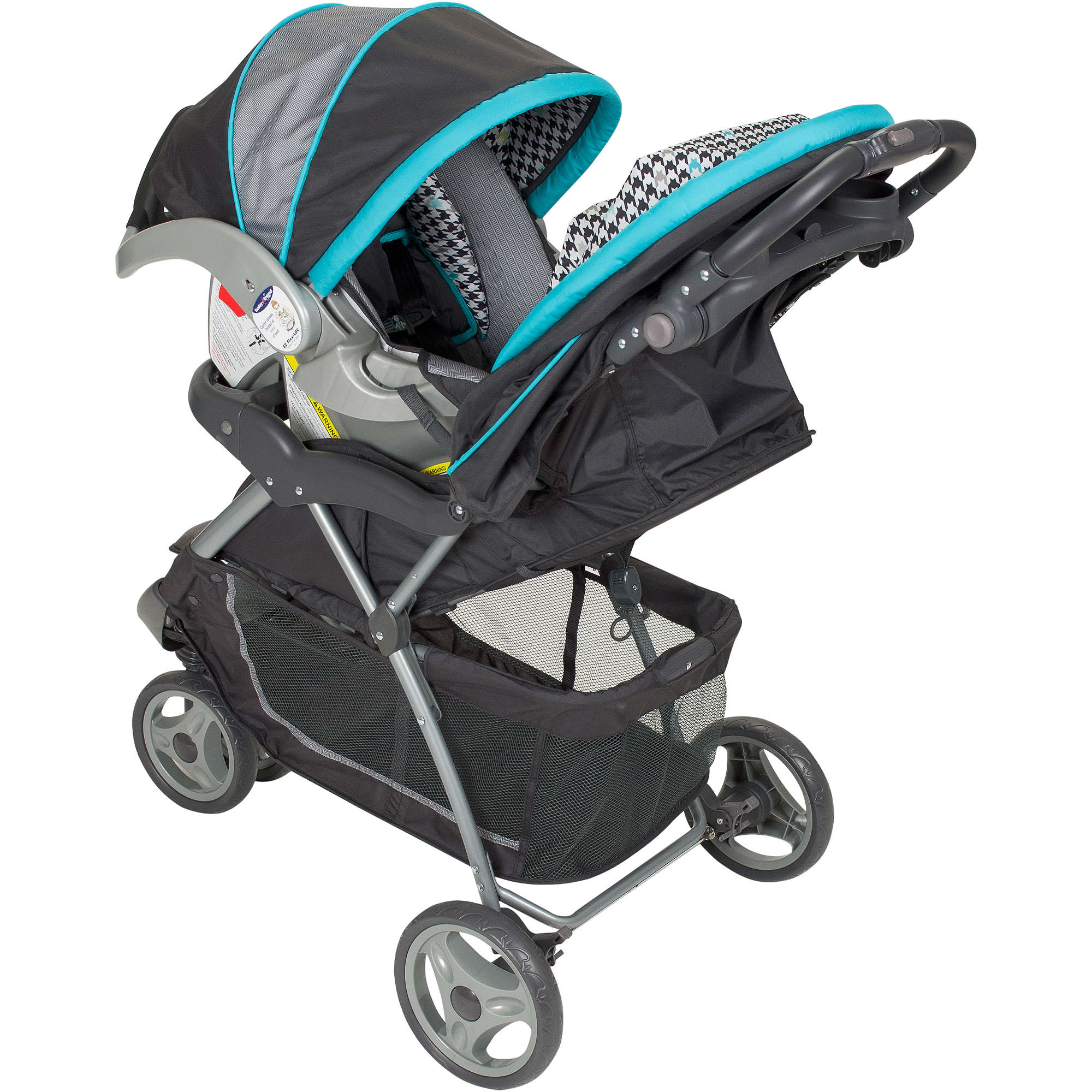 Baby Trend EZ Ride 5 Travel System, Houndstooth Blue - image 3 of 6