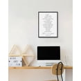 thumbnail image 4 of Christian Motivational 11x14in Black Framed Wall Art Love is Patient Love is Kind Corinthians 13:4-8 Canvas Print Positive Scripture Painting Home Wall Decor, 4 of 5