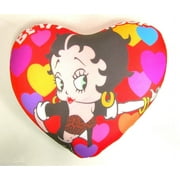 Betty Boop 14" Microbead Pillow Biker , Very Cute Heart Love Home decor licensed