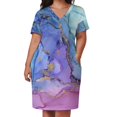 thumbnail image 3 of Vestido suelto de sirena eléctrica con bolsillos vestidos de mujer vestido de verano vestido de verano para mujer 2025 elegante de lujo, 3 of 7