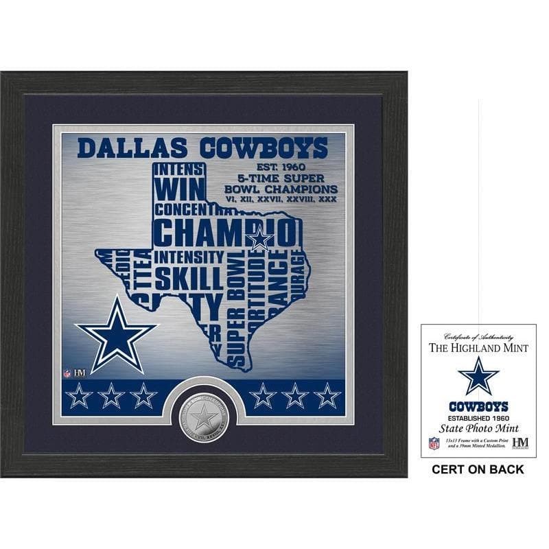 Highland Mint Dallas Cowboys Super Bowl Tickets Picture