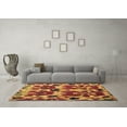 thumbnail image 3 of Ahgly Company Indoor Rectangle Abstract Brown Modern Area Rugs, 8' x 10', 3 of 4