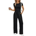 thumbnail image 1 of Conjunto coordinado Trendy Queen de 2 piezas con pantalón de pierna ancha, 1 of 5