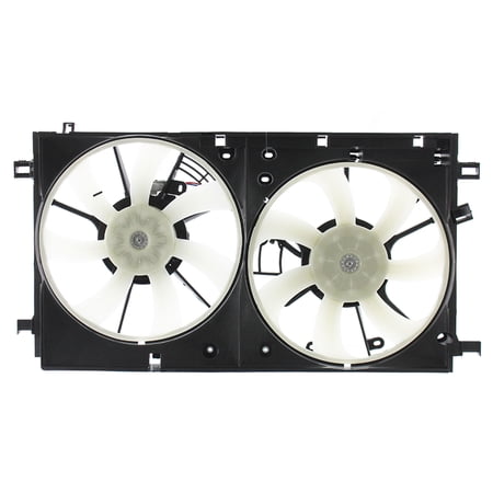 Agility Auto Parts 6010306 Dual Radiator and Condenser Fan Assembly for Toyota Specific Models