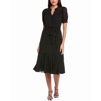 T Tahari womens Flare Midi Dress, 2, White - Walmart.com