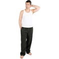 thumbnail image 2 of Leveret Mens Flannel Pants Dark Grey X-Large, 2 of 3