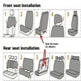 thumbnail image 2 of FlyFlise 9 Pcs Car Seat Cover Vehicle Protective Cushion Four Seasons Universal Full, 2 of 8