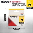 thumbnail image 3 of Grapas aislantes Arrow T59 de acero inoxidable, 300 unidades, 3 of 8