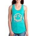thumbnail image 1 of Grunge Spray Colorful Face Racerback Tank Women -Image by Shutterstock, Female Medium, 1 of 4