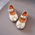 thumbnail image 6 of Otqutp Birthday Dance Shoes for Flower Girls Summer and Autumn Fashion Girls Casual Shoes Bow Pearls Flat Bottom Dress Shoes Hook Loop, 6 of 9