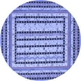thumbnail image 1 of Ahgly Company Indoor Round Persian Blue Traditional Area Rugs, 3' Round, 1 of 4
