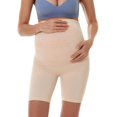 thumbnail image 3 of Baywell Maternity Underwear Over Bump for Womens High Waist Mid-Thigh Pregnancy Shapewear Seamless Boyshorts Panties for Under Dresses S-2XL, 3 of 7