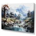 thumbnail image 2 of Designart "Misty Mountain China Art painting" Chinese Canvas Art Print, 2 of 5