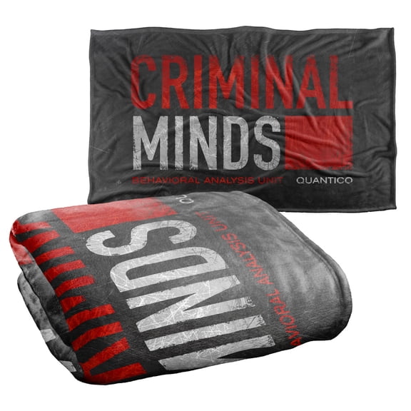 Criminal Minds Logo Silky Touch Super Soft Throw Blanket 36" x 58"