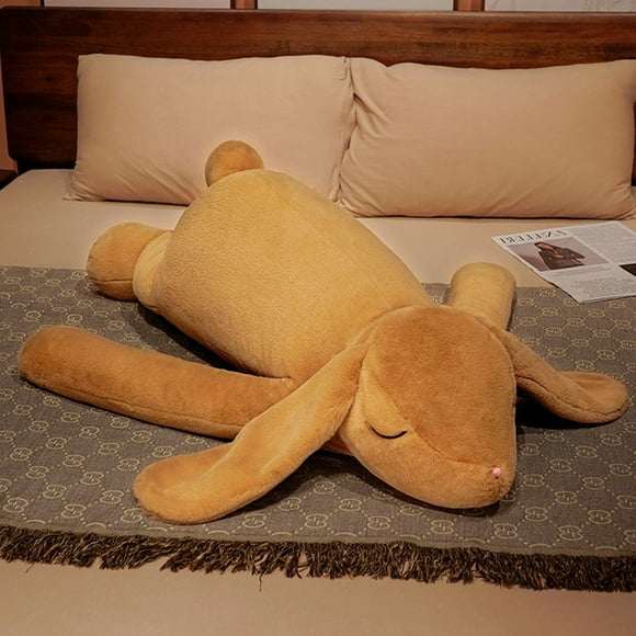 90/120cm Lovely Giant Animal Soft Cartoon Long Ears Huggable Bunny Plush Toy Rabbit Stuffed Pillow For Kids Girl Nice Gift