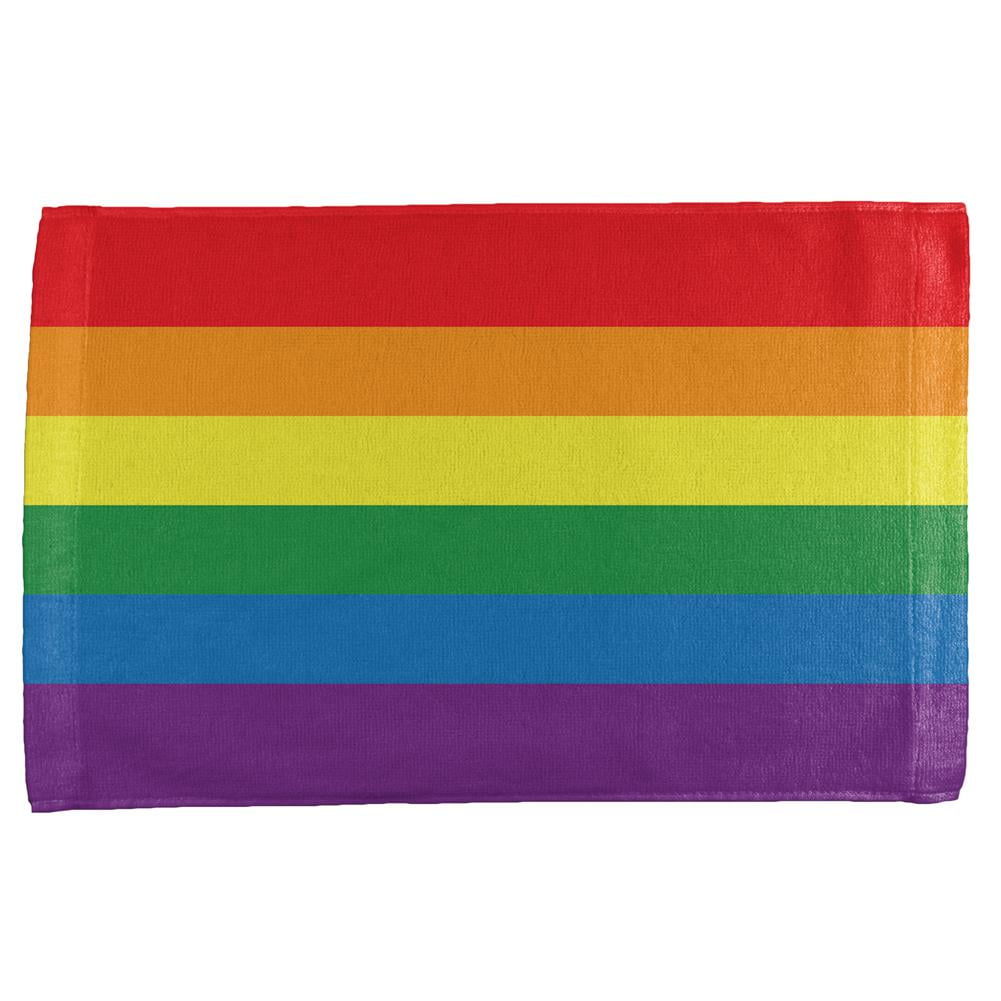 Rainbow Gay Pride Flag All Over Hand Towel