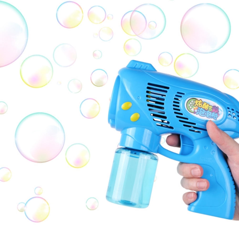 Autrucker Bennol Bubble Gun, 8 Holes Bubble Machine,Bubble Guns with 360°Leak-Proof  Design,Automatic Bubble Gun for Toddlers Children Backyard Outdoor Camping  Blue 
