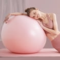 thumbnail image 6 of Ettsollp 55/65/75CM Yoga Ball with Air Pump Anti-slip Physical Therapy PVC Fitness Balance Ball Pregnancy Birthing Ball Kids Adults Home Gym Workout Stability Ball, 6 of 7