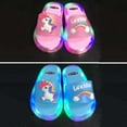 thumbnail image 1 of Boys Girls LED Slippers Kids Bathing Sandals Lightweight Shoes Quick-drying Non-slip Wear-resistant Luminous Slippers, 1 of 5
