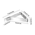 thumbnail image 3 of RuiJiao 6-piece Stainless Steel Table Cloth Holder Clips for Outdoor & Indoor Use, Stainless Steel Heavy Duty Picnic Table Clips, Ideal for Restaurant, Home, Kitchen, Wedding, Picnics, 3 of 5