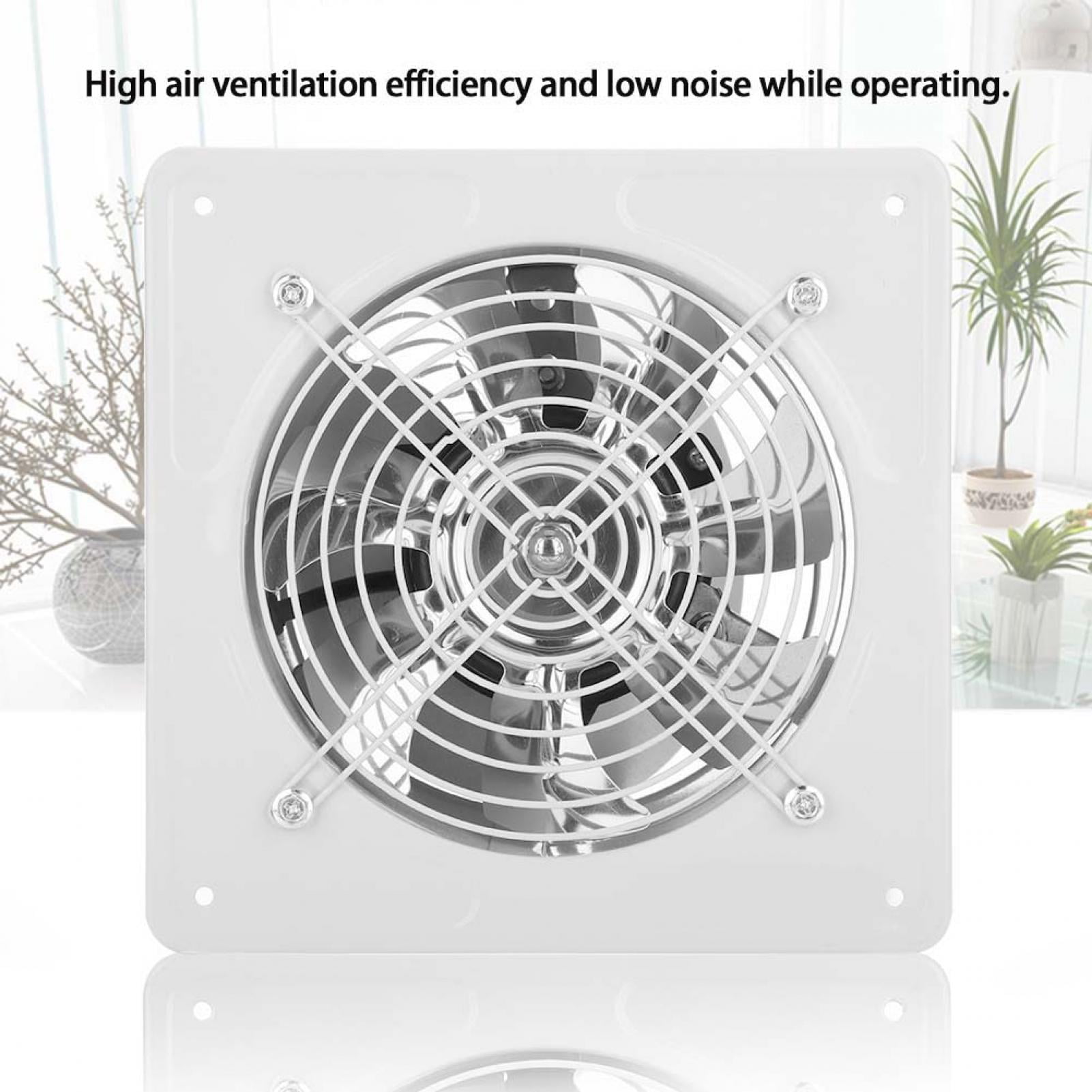 WALFRONT Wall Mounted Exhaust Fan Low Noise Home Bathroom Kitchen Garage  Air Vent Ventilation Fan Kitchen Bathroom Exhaust Fan 40W 220V - Walmart.com