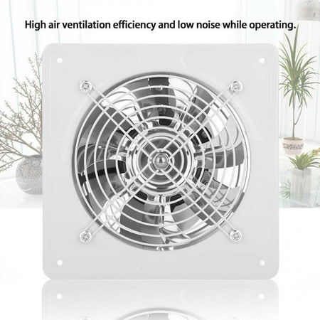

WALFRONT Wall Mounted Exhaust Fan Low Noise Home Bathroom Kitchen Garage Air Vent Ventilation Fan Kitchen Bathroom Exhaust Fan 40W 220V