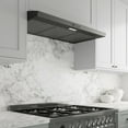 thumbnail image 5 of Streamline 36 in. Lecce Ducted Undermount 80 CFM Range Hood in Grit Black with Mesh Filters, Push Button Control, LED Light, 5 of 9