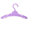 thumbnail image 1 of MSYO - Percha para ropa de muñeca (20 unidades), color morado, compatible con vestido de m MSYO MSYO, 1 of 2