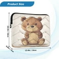 thumbnail image 3 of Laptop Inner Case 13.4x10.2In Laptop Case Is Suitable For 13-14In Laptop For Work Travel Outdoors Cartoon Grey Bear, 3 of 7