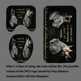 thumbnail image 4 of 4PCS Lion King & Queen Shower Curtain Set, I Choose You Romantic Quotes Lion Couple African Safari Wild Animal Bathroom Decor Black Shower Curtain, Non-Slip Bath Mat, for Him, 4 of 7