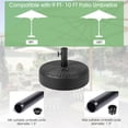 thumbnail image 6 of Spaco Umbrella Base, 18 Inch Fillable Heavy-Duty Round Umbrella Base Stand for Outdoor Patio Market Table Umbrella, 6 of 8
