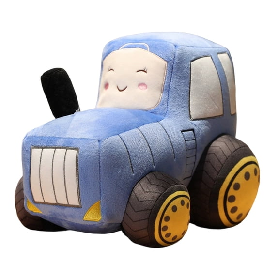 Car Plush Tractor Stuffed Cushion Truck Toy Super Cute Blaze Car Plush Pillow - Soft Monster trucks Plush Toy for Little Boys, Girls,11.8"L