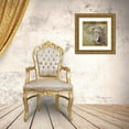 thumbnail image 3 of Grey, Jace 26x26 Gold Ornate Wood Framed with Double Matting Museum Art Print Titled - Elephant Travel, 3 of 4