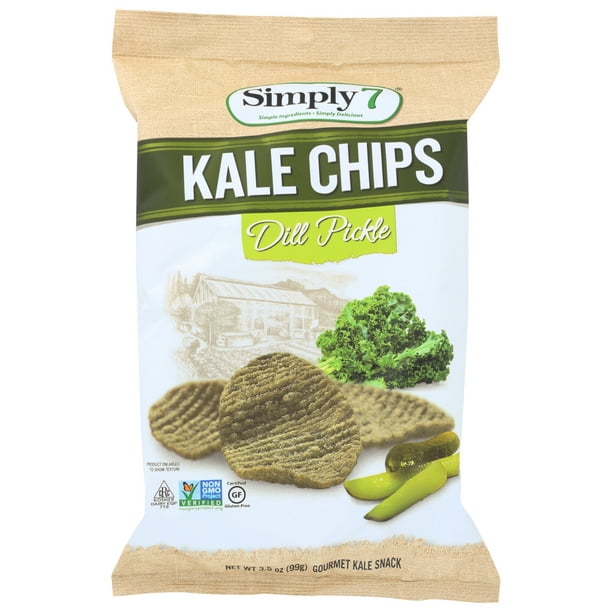 Simply 7 Kale Chips Dill Pickle 3 5 Oz Walmart Com Walmart Com